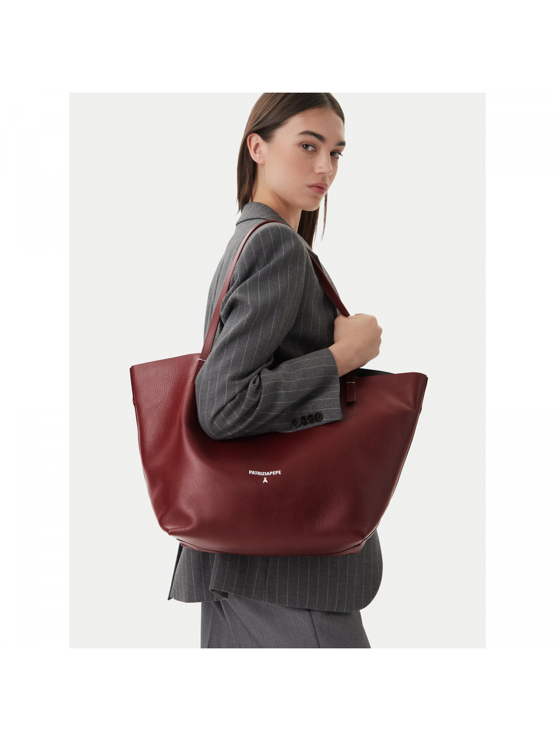 Kabelka Patrizia Pepe 2B0130 L148-B861 Hnědá